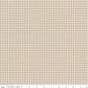 SALE Bee Ginghams Jennifer Brown Sugar PRINTED Gingham Fabric C12559 - Riley Blake Quilting Cotton