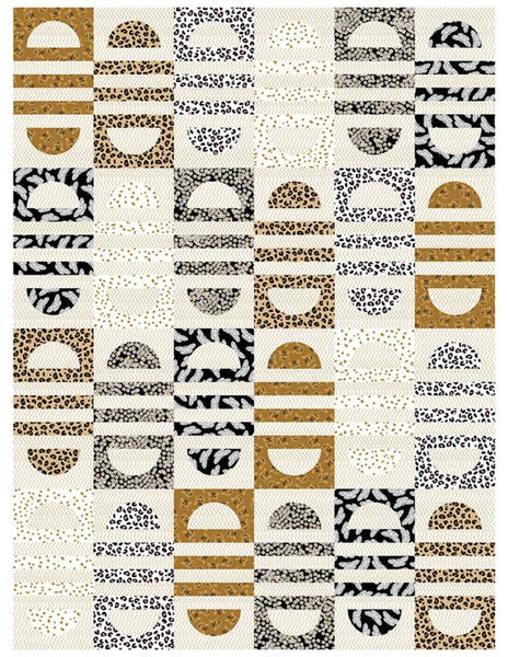 SALE Taren Studios Arches Quilt PATTERN P163 - Riley Blake - INSTRUCTIONS Only - Pieced Curves Stripes - Allie Perry - Multiple Sizes