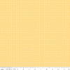 CLEARANCE Sew Much Fun Grid C12457 Sunshine - Riley Blake Designs - White Lines Geometric Sewing - Quilting Cotton Fabric