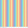 24" End of Bolt - FLANNEL Blast Solar Stripes F12594 Multi - Riley Blake Designs - 1/4" Stripe Striped - FLANNEL Cotton Fabric