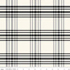 DEAL Fleur Noire Plaid C12521 Cream - Riley Blake Designs - Black Gray Cream - Quilting Cotton Fabric