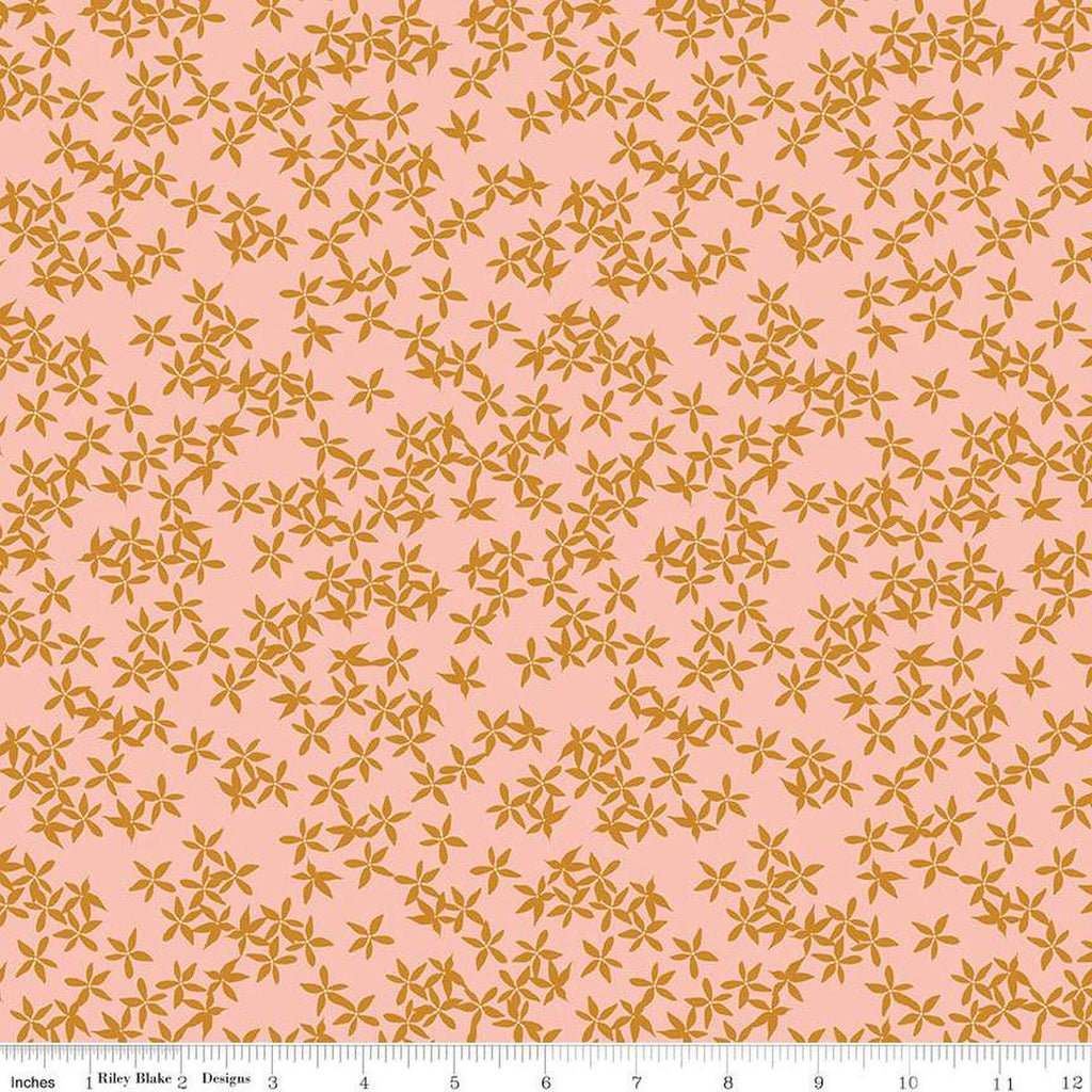 CLEARANCE Maple Floral C12476 Pink - Riley Blake Designs - Flowers - Quilting Cotton Fabric