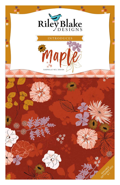 SALE Maple 2.5 Inch Rolie Polie Jelly Roll 40 pieces - Riley Blake Designs - Precut Pre cut Bundle - Quilting Cotton Fabric