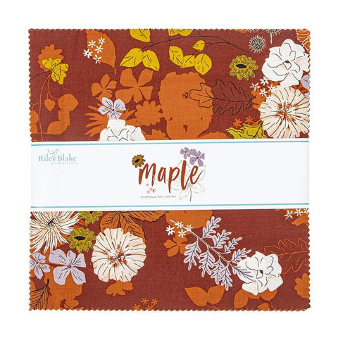 SALE Maple Layer Cake 10" Stacker Bundle - Riley Blake Designs - 42 piece Precut Pre cut - Quilting Cotton Fabric
