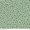 SALE FLANNEL Camp Woodland Pinecones F12572 Pistachio - Riley Blake Designs - Pines Branches Cones - FLANNEL Cotton Fabric