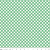 SALE Bee Ginghams Tammy Alpine Green 1/4" Printed Gingham Plaid Fabric - C12554 - Lori Holt Riley Blake Quilting Cotton Fabric