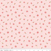 Fable Buds C12712 Blush - Riley Blake Designs - Floral Flowers Pin Dots - Quilting Cotton Fabric