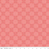 SALE Fable Tile  C12717 Coral - Riley Blake Designs - Checkerboard Checks Check Geometric - Quilting Cotton Fabric