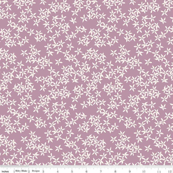 SALE Maple Floral C12476 Lilac - Riley Blake Designs - Flowers - Quilting Cotton Fabric