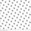 Blue Jean Bird C12724 Off White by Riley Blake Designs - Birds Swallows - Quilting Cotton Fabric