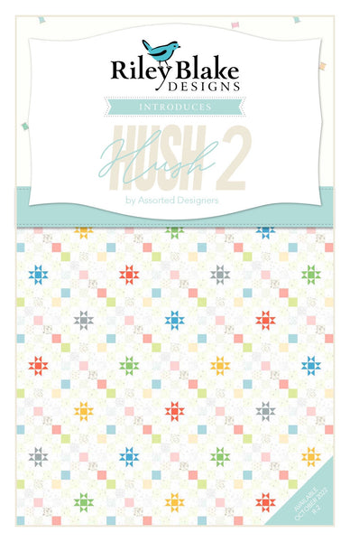 SALE Hush Hush 2 Fat Quarter Bundle 21 pieces - Riley Blake Designs - Pre cut Precut - Low-Volume - Quilting Cotton Fabric