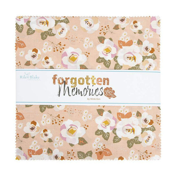 SALE Forgotten Memories Layer Cake 10" Stacker Bundle - Riley Blake Designs - 42 piece Precut Pre cut - Floral - Quilting Cotton Fabric