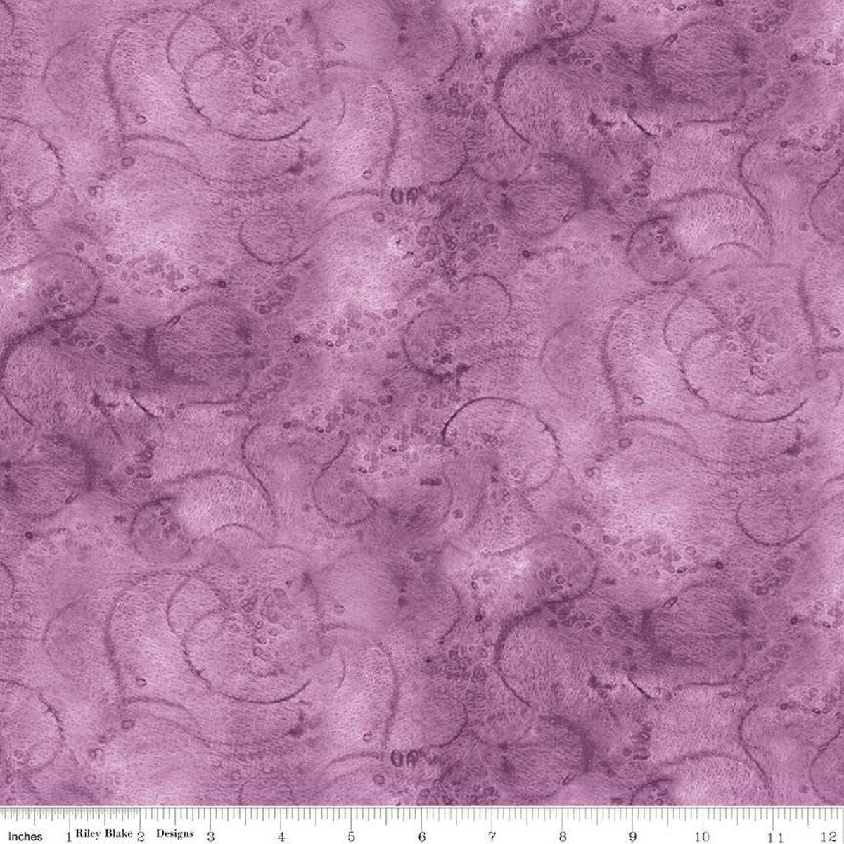 CLEARANCE Painter's Watercolor Swirl C680 Violet - Riley Blake Designs ...