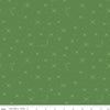 SALE Forest Friends Sky Gazing C12694 Clover - Riley Blake Designs - Asterisk Stars Moons Small Circles - Quilting Cotton Fabric