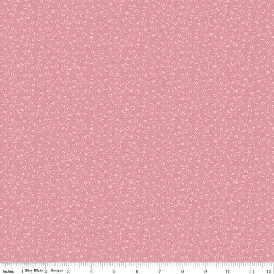 Floret Shell - Riley Blake Designs - Flowers Floral Tone-on-Tone - Quilting Cotton Fabric