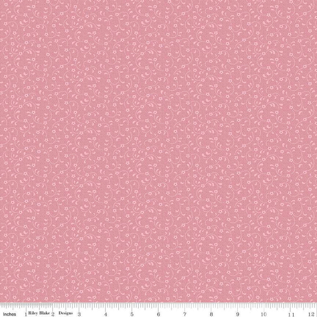 SALE Floret C675 Shell - Riley Blake Designs - Flowers Floral Tone-on-Tone - Quilting Cotton Fabric