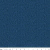 Floret Navy - Riley Blake Designs - Flowers Floral Tone-on-Tone - Quilting Cotton Fabric