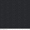 Floret Black - Riley Blake Designs - Flowers Floral Tone-on-Tone - Quilting Cotton Fabric