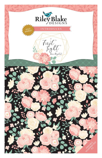 SALE At First Sight Fat Quarter Bundle 24 pieces - Riley Blake Designs - Pre cut Precut - Floral Flowers - Quilting Cotton Fabric