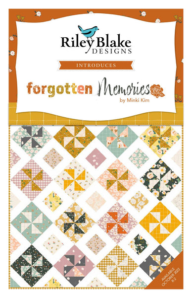 SALE Forgotten Memories Fat Quarter Bundle 24 pieces - Riley Blake Designs - Pre cut Precut - Floral Flowers - Quilting Cotton Fabric