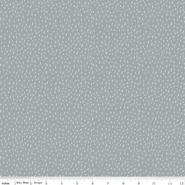DEAL Forest Friends Fur C12693 Silver - Riley Blake Designs - Small Splotches - Quilting Cotton Fabric