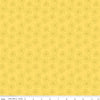 SALE Bumble and Bear Stitched Flowers C12675 Yellow - Riley Blake Designs - Floral Dashed-Line Flowers - Quilting Cotton Fabric