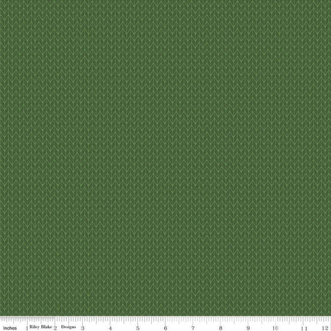 Forest Friends Knitted C12696 Hunter - Riley Blake Designs - Geometric - Quilting Cotton Fabric