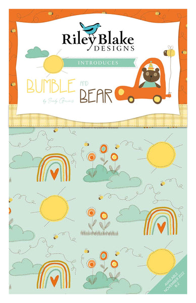 SALE Bumble and Bear Fat Quarter Bundle - 29 Pieces - Riley Blake Designs - Pre cut Precut - Children's - Quilting Cotton Fabric
