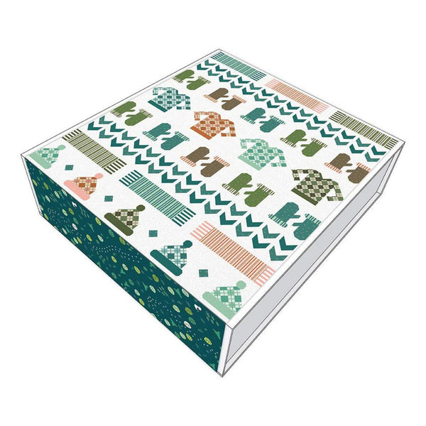 SALE Sweater Season Quilt Boxed Kit KT-12690 - Riley Blake Designs - Forest Friends - Box Pattern Fabric - Quilting Cotton Fabric