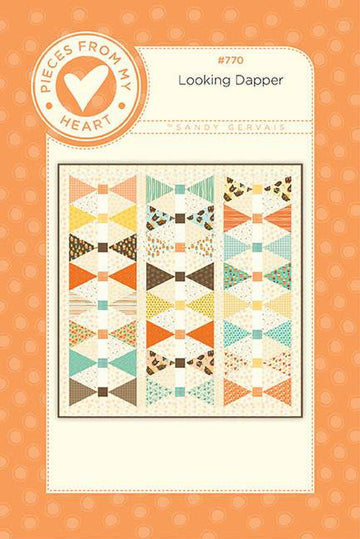 SUPER SALE! Looking Dapper Quilt PaTTERN P157 - Sandy Gervais - Riley Blake Designs - INSTRUCTIONS Only - Piecing