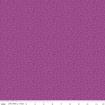 27" End of Bolt - Floret Orchid - Riley Blake Designs - Flowers Floral Tone-on-Tone - Quilting Cotton Fabric