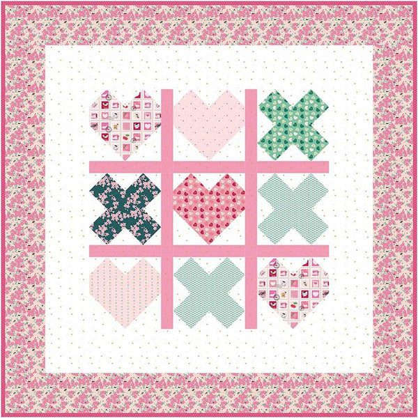 SALE Tic-Tac-Cat Quilt PATTERN P115 by Melissa Mortenson - Riley Blake Designs - INSTRUCTIONS Only - Valentine's Day Halloween