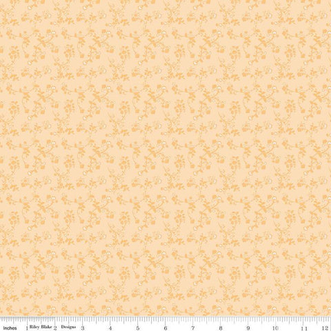 Ciao Bella Vines C12773 Sunshine by Riley Blake Designs - Floral Flowers Leaves - Quilting Cotton Fabric