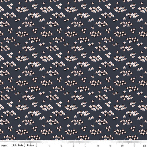 CLEARANCE Ciao Bella Blossoms C12775 Midnight by Riley Blake Designs - Floral Flowers - Quilting Cotton Fabric