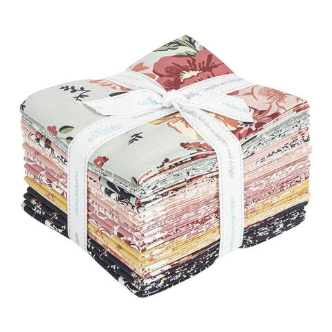 SALE Ciao Bella Fat Quarter Bundle 18 pieces - Riley Blake Designs - Pre Cut Precut - Floral Flowers - Quilting Cotton Fabric