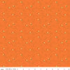 29" End of Bolt - Bumble & Bear Bees C12672 Orange - Riley Blake Designs - Bumble Bees Dashed Lines - Quilting Cotton Fabric