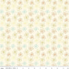 Bumble & Bear Stitched Flowers C12675 Cream - Riley Blake Designs - Floral Dashed-Line Flowers - Quilting Cotton Fabric