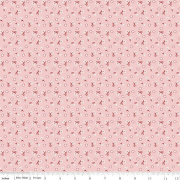 SALE Calico Meadow C12843 Frosting - Riley Blake Designs - Lori Holt - Floral Flowers - Quilting Cotton Fabric