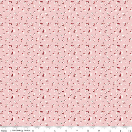SALE Calico Meadow C12843 Frosting - Riley Blake Designs - Lori Holt - Floral Flowers - Quilting Cotton Fabric