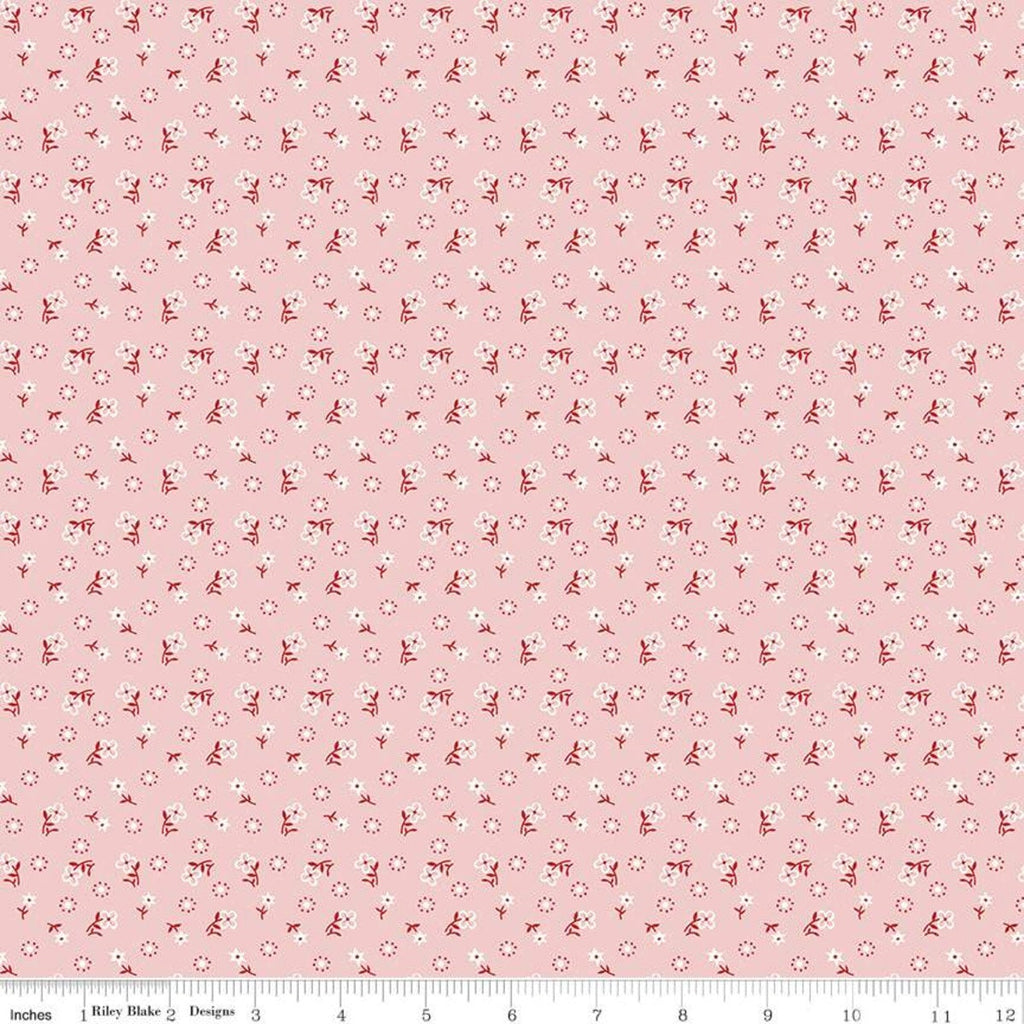 SALE Calico Meadow C12843 Frosting - Riley Blake Designs - Lori Holt - Floral Flowers - Quilting Cotton Fabric