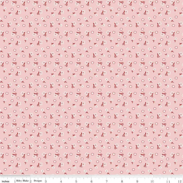 SALE Calico Meadow C12843 Frosting - Riley Blake Designs - Lori Holt - Floral Flowers - Quilting Cotton Fabric