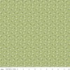 SALE Calico Meadow Lettuce Green Floral Fabric - C12843 - Lori Holt Riley Blake Quilting Cotton Fabric