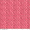 SALE Calico Meadow Tea Rose Pink Floral Fabric C12843 - Lori Holt Riley Blake Quilting Cotton Fabric