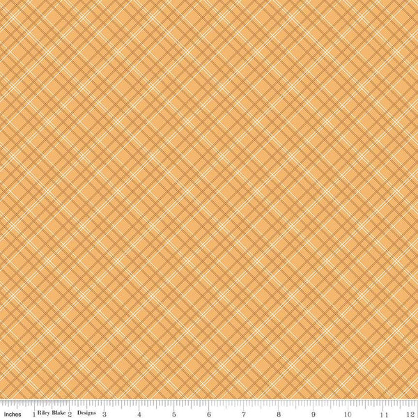 SALE Calico Plaid C12847 Heirloom Daisy - Riley Blake Designs - Lori Holt - Diagonal - Quilting Cotton Fabric