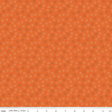 SALE Calico Squares C12849 Autumn - Riley Blake Designs - Lori Holt - Geometric - Quilting Cotton Fabric