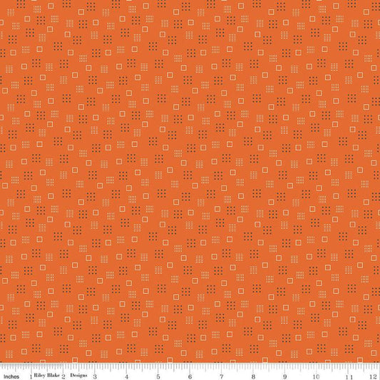 DEAL Calico Squares C12849 Autumn - Riley Blake Designs - Lori Holt - Geometric - Quilting Cotton Fabric