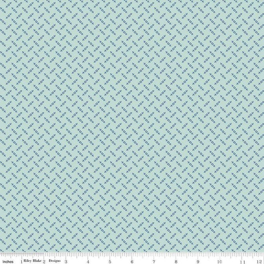 SALE Calico Shirting C12850 Heirloom Songbird - Riley Blake Designs - Lori Holt - Quilting Cotton Fabric