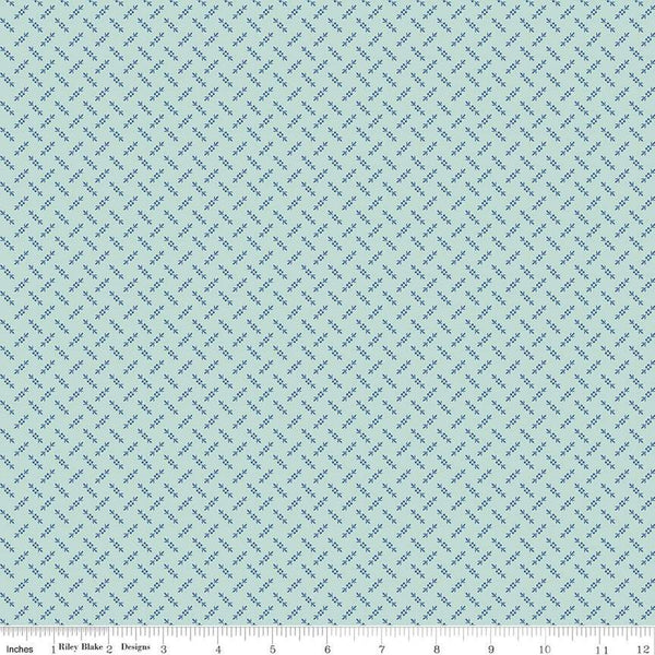 SALE Calico Shirting C12850 Heirloom Songbird - Riley Blake Designs - Lori Holt - Quilting Cotton Fabric