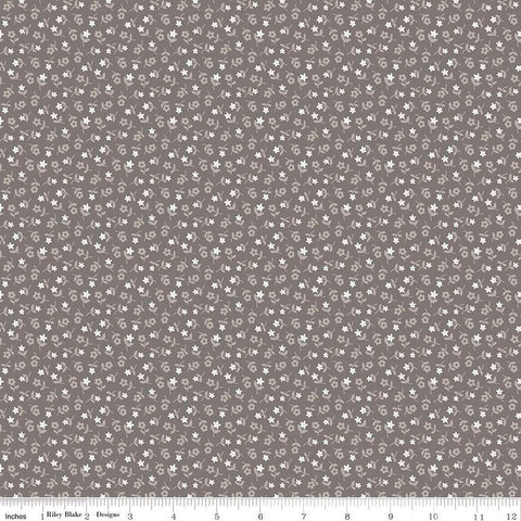 SALE Calico Ditzy C12851 Milk Can - Riley Blake Designs - Lori Holt - Floral Flowers - Quilting Cotton Fabric
