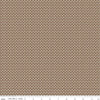 SALE Calico Daisy C12852 Chestnut - Riley Blake Designs - Lori Holt - Floral Plus-Shaped Flowers - Quilting Cotton Fabric